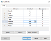 Einheiten bearbeiten